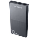 MIISSO 10,000mAh Power Bank Portable Charger with (USB-C) - Black - MIISSO - Simple Cell Shop, Free shipping from Maryland!