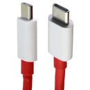 OnePlus (3.3-Ft) 1m USB-C to USB-C Charge and Sync Cable - Red/White (D307) - OnePlus - Simple Cell Shop, Free shipping from Maryland!