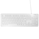 MACALLY MKEYX Full Size (104 Key) USB Wired Keyboard for Mac/Windows PC - White - Macally - Simple Cell Shop, Free shipping from Maryland!