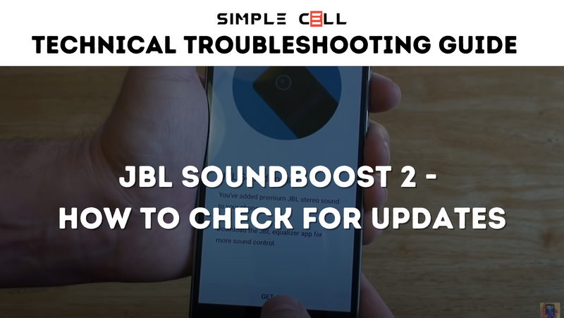 JBL Soundboost 2 - How to check for updates