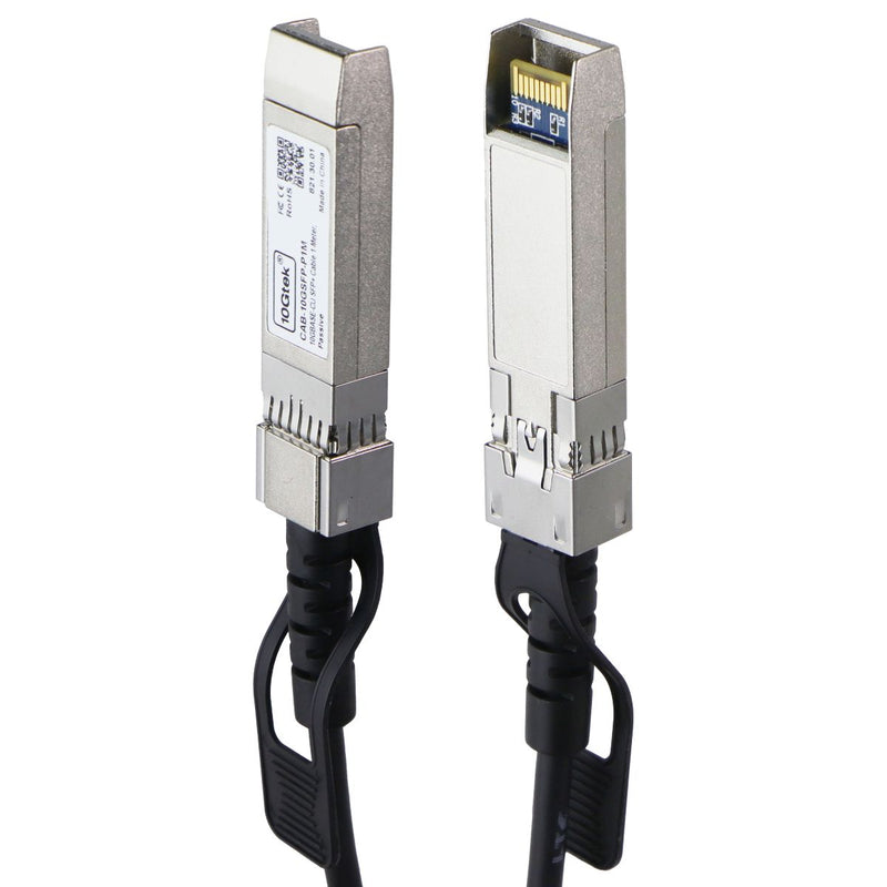 10Gtek (3.3ft / 1m) SPF+ DAC 10-Gigabit Ethternet (10GbE) Twinax Cable