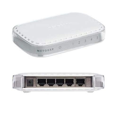 Netgear 5 Port Gigabit Desktop Ethernet Switch (GS605NA)