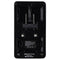 360 Electrical 2 Outlet Adapter 2.1A USB for US/China/Israel/UK/EU - Black