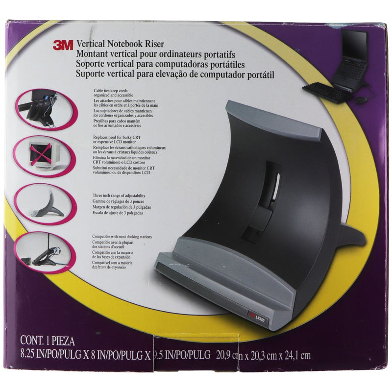 3M Vertical Notebook Riser (LX550)