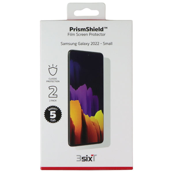 3SIXT PrismShield Film Screen Protector for Samsung Galaxy S22 - 2 Pack