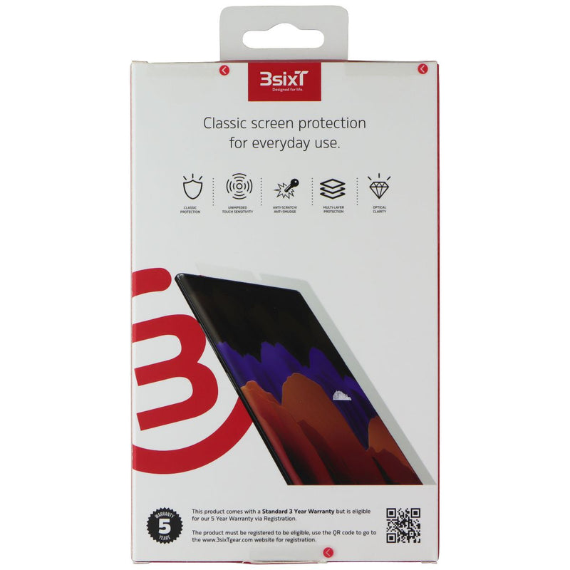 3SIXT PrismShield Film Screen Protector for Samsung Galaxy S22 Ultra - 2 Pack
