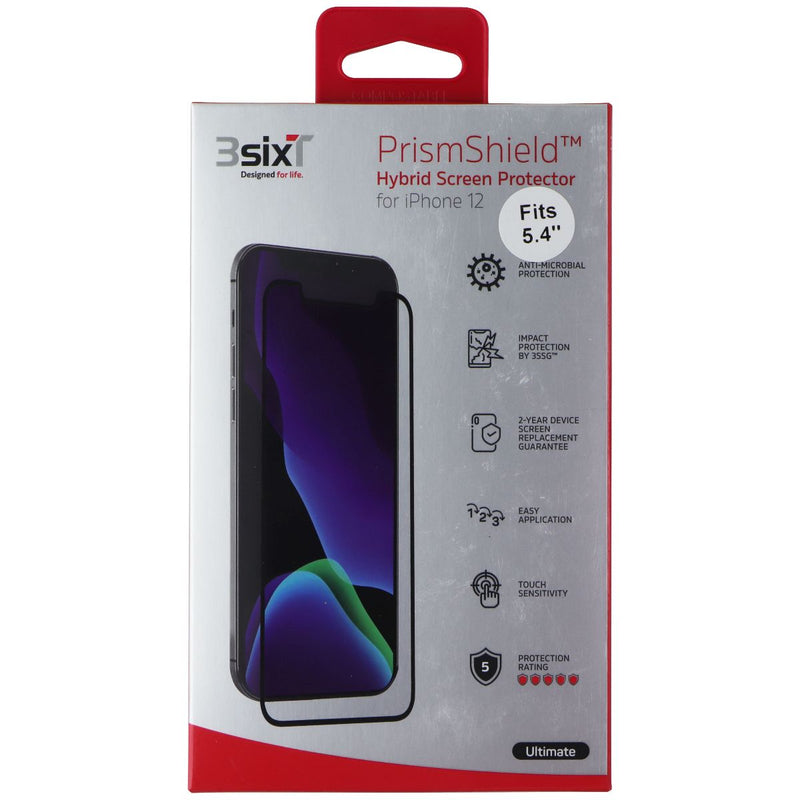 3SIXT PrismShield Hybrid Screen Protector For Apple iPhone 12 mini