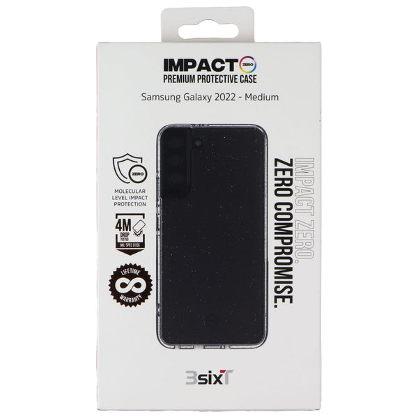 3SIXT Impact Zero Protective Case for Samsung Galaxy (S22+) - Clear/Glitter