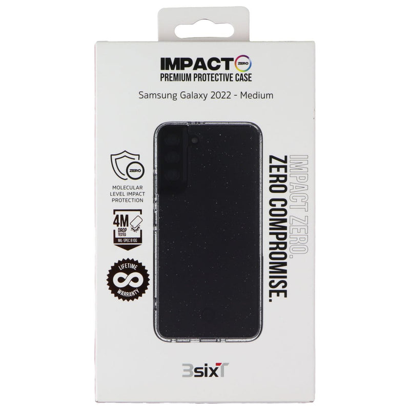 3SIXT Impact Zero Protective Case for Samsung Galaxy (S22+) - Clear/Glitter