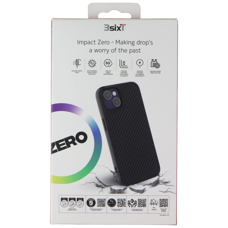3SIXT Impact Zero Series Case for Apple iPhone 13 - Kevlar