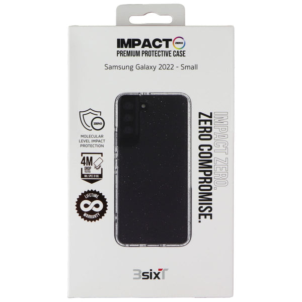 3SIXT Impact Zero Protective Case for Samsung Galaxy S22 - Clear/Glitter