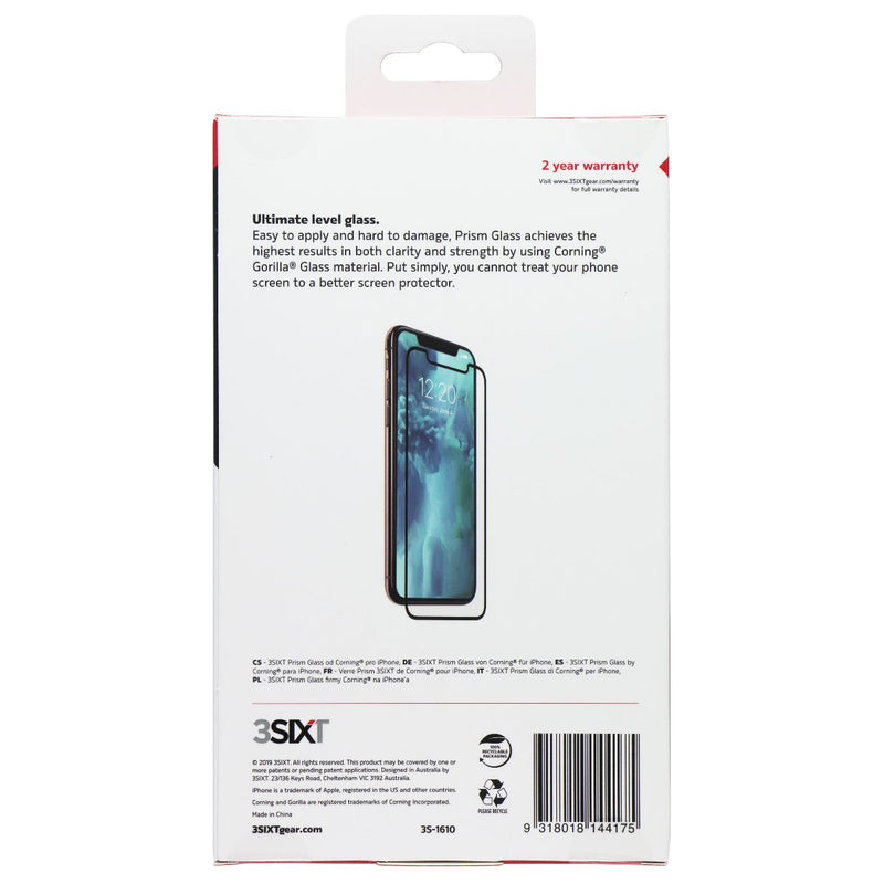 3SIXT Prism Glass Screen Protector for Apple iPhone 11 Pro Max