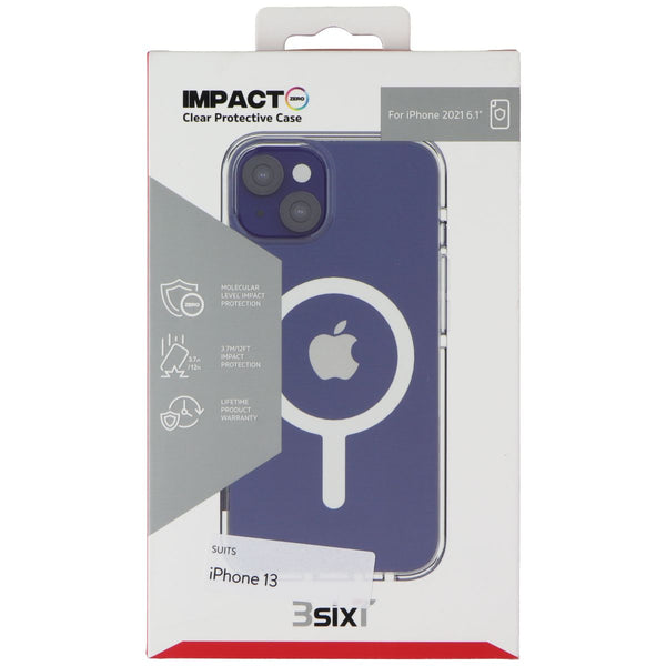 3SIXT Impact Zero Series Case for MagSafe for Apple iPhone 13 - Clear