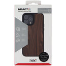 3SIXT Impact Zero Walnut Case for iPhone 13 Pro Max - Black/Walnut Wood