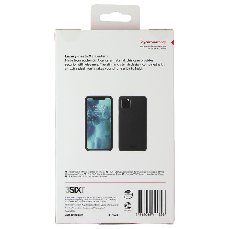 3SIXT Stratus Series Case for Apple iPhone 11 Pro Max - Black