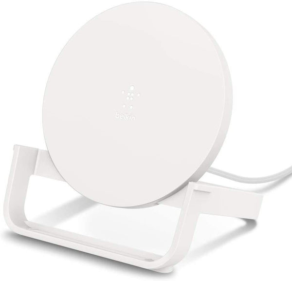 Belkin 10-Watt Boost Up Wireless Charging Stand for Qi Devices - White