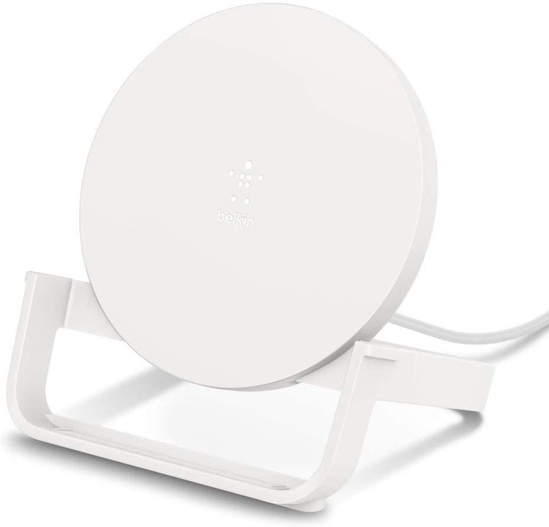 Belkin 10-Watt Boost Up Wireless Charging Stand for Qi Devices - White