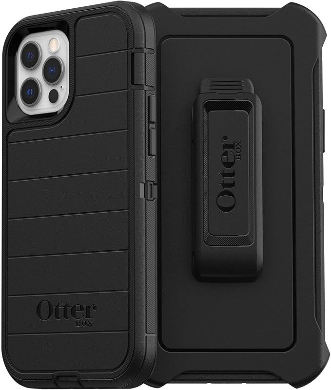 OtterBox Defender Pro Series Case for Apple iPhone 12 & iPhone 12 Pro - Black