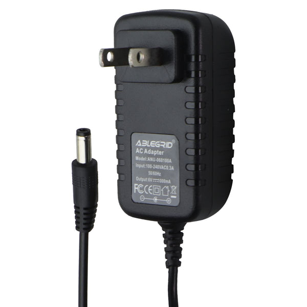 AbleGrid 6V/1A AC Adapter (ANU-060100A) - Black