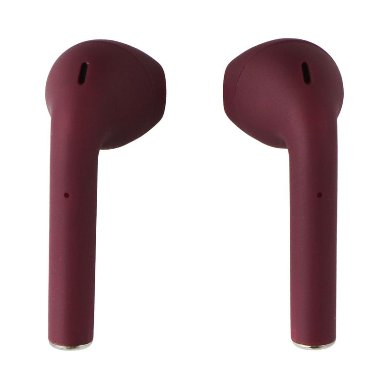 Acoustix AudioBuds+ True Wireless Bluetooth Earbuds with Charge Case - Burgundy