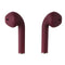 Acoustix AudioBuds+ True Wireless Bluetooth Earbuds with Charge Case - Burgundy