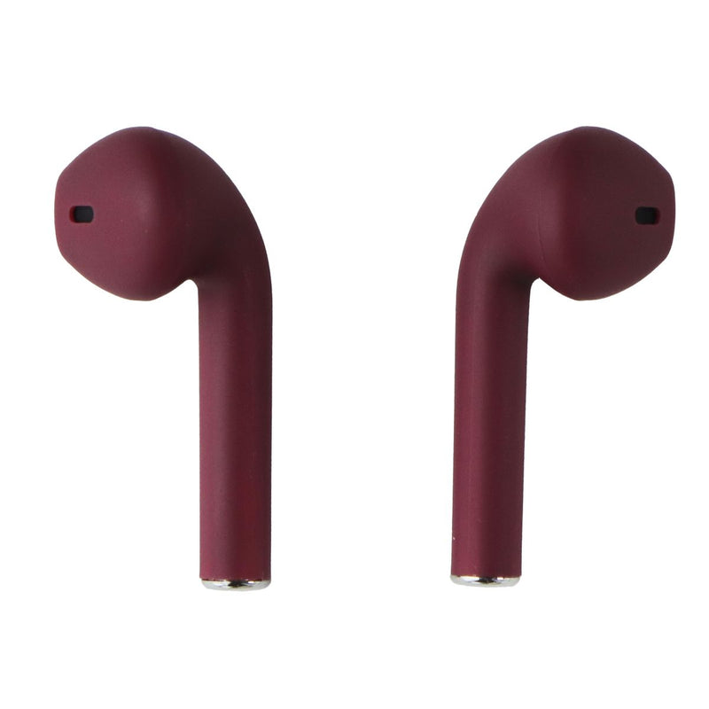 Acoustix AudioBuds+ True Wireless Bluetooth Earbuds with Charge Case - Burgundy