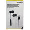 Acoustix Premium Sound Wired Stereo Earbuds with USB-C Connector - Gray / Black
