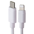 AIRDISTINC 3 Foot MFI-Certified USB-C to Lightning 8-Pin Cable - White