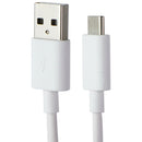 Alcatel (2.6-Foot) USB-A to USB-C Charge and Sync Cable - White