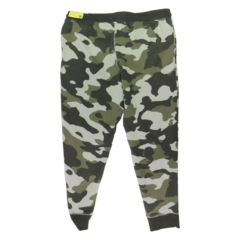 All in Motion Men's Cotton Fleece Joggers - Green Camo (Regular, Large)