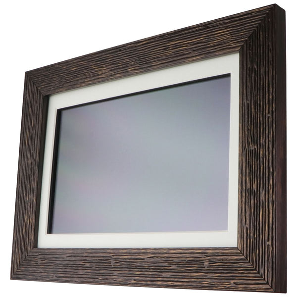 Aluratek Eco4Life 8-inch WiFi Digital Photo Frame - Distressed Wood