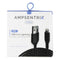 AmpSentrix Infinity (3-FT) USB-A to Lightning 8-Pin Charge/Sync Cable - Black