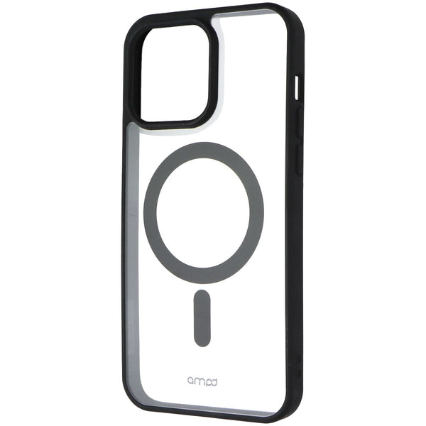 AMPD Impact Drop Series Case for MagSafe for iPhone 15 Pro Max - Clear/Black