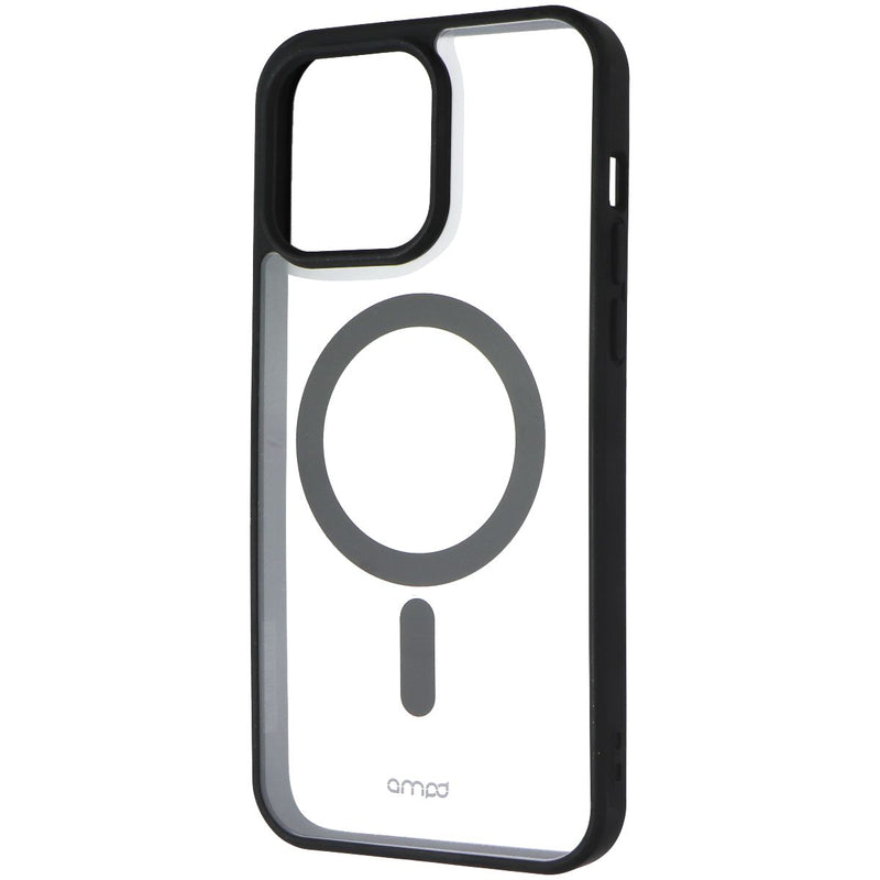 AMPD Impact Drop Series Case for MagSafe for iPhone 15 Pro Max - Clear/Black