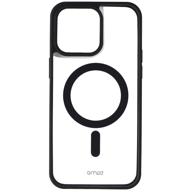 AMPD Impact Drop Series Case for MagSafe for iPhone 15 Pro Max - Clear/Black