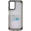 AmpD Impact Drop Hardshell Case for Motorola Moto G 5G - Clear/Gray Frost