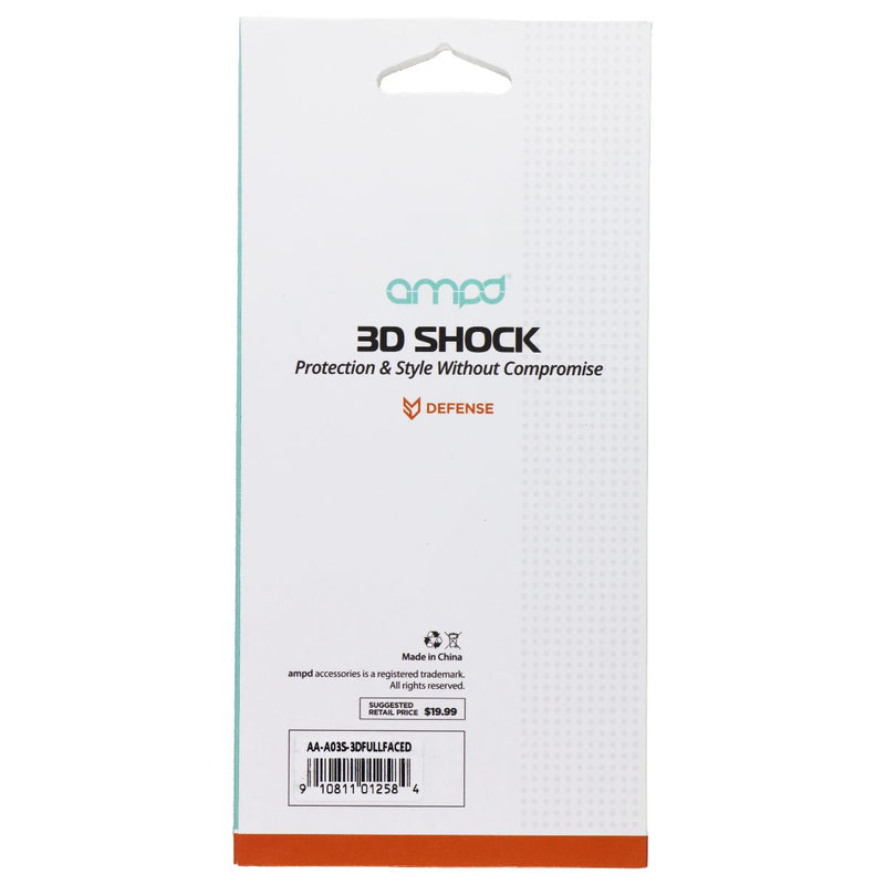 Ampd 3D Shock Proof Tempered Glass for Samsung Galaxy A03s - Clear