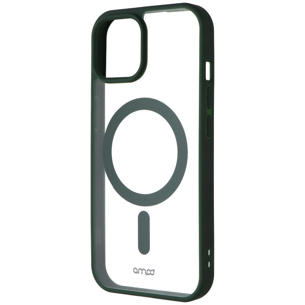 Ampd - Impact Series Case for MagSafe for Apple iPhone 15 - Green/Clear