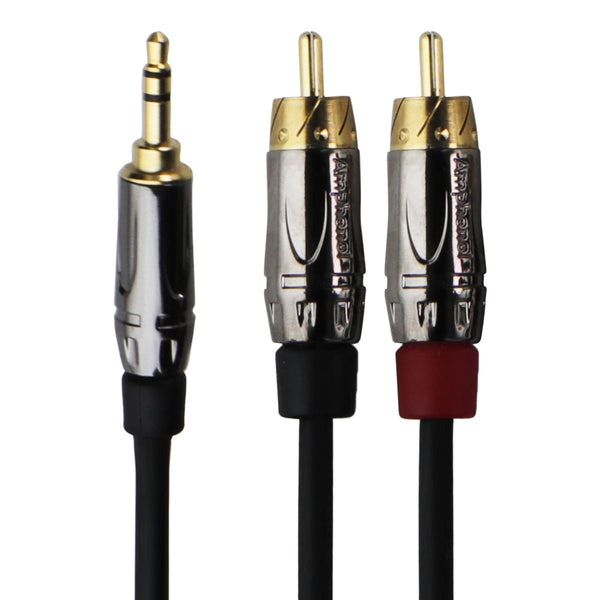Amphenol Elite (9-Ft) Interconnect Y-Cable 3.5mm - Black