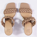 A New Day Women's Braided High Heels - Size 7.5 - Brown / Basil