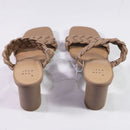 A New Day Women's Braided High Heels - Size 7.5 - Brown / Basil