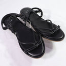 A New Day Women's Ankle Strap Sandals with Memory Foam - Size 8 - Black