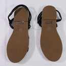 A New Day Women's Ankle Strap Sandals with Memory Foam - Size 8 - Black