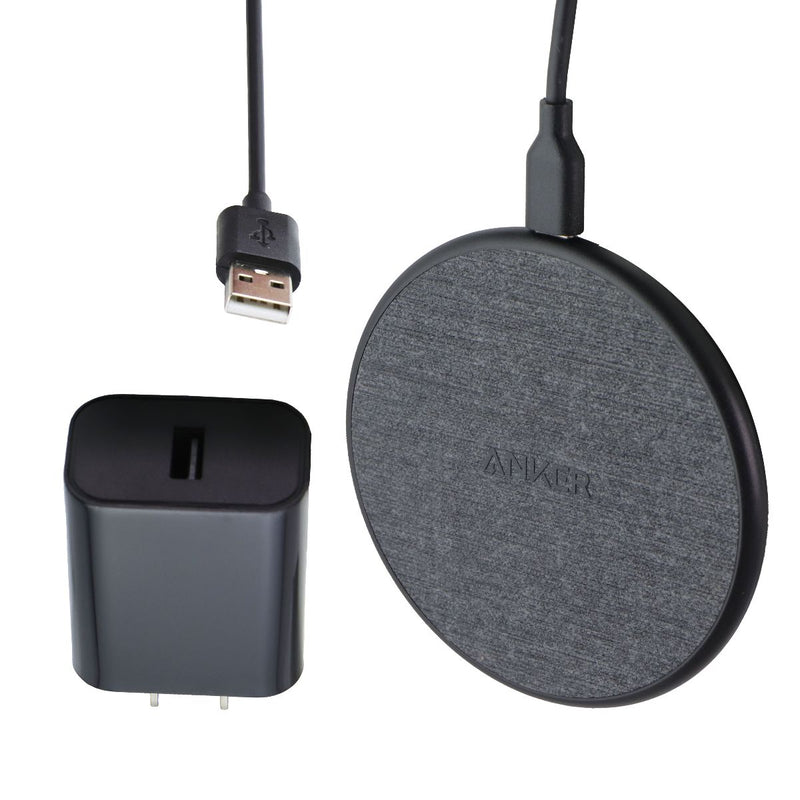 Anker 318 Ultra Slim Qi Wireless Charging Pad (10W) with (4-Ft) Cable + Charger