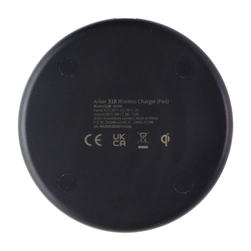 Anker 318 Ultra Slim Qi Wireless Charging Pad (10W) with (4-Ft) Cable + Charger