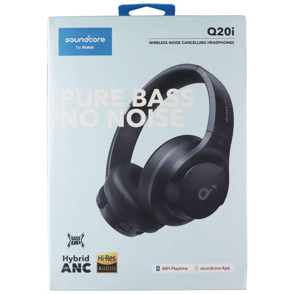 Anker Soundcore Q20i Wireless Pure Bass Hybrid ANC Headphones - Black (A3004Z11)