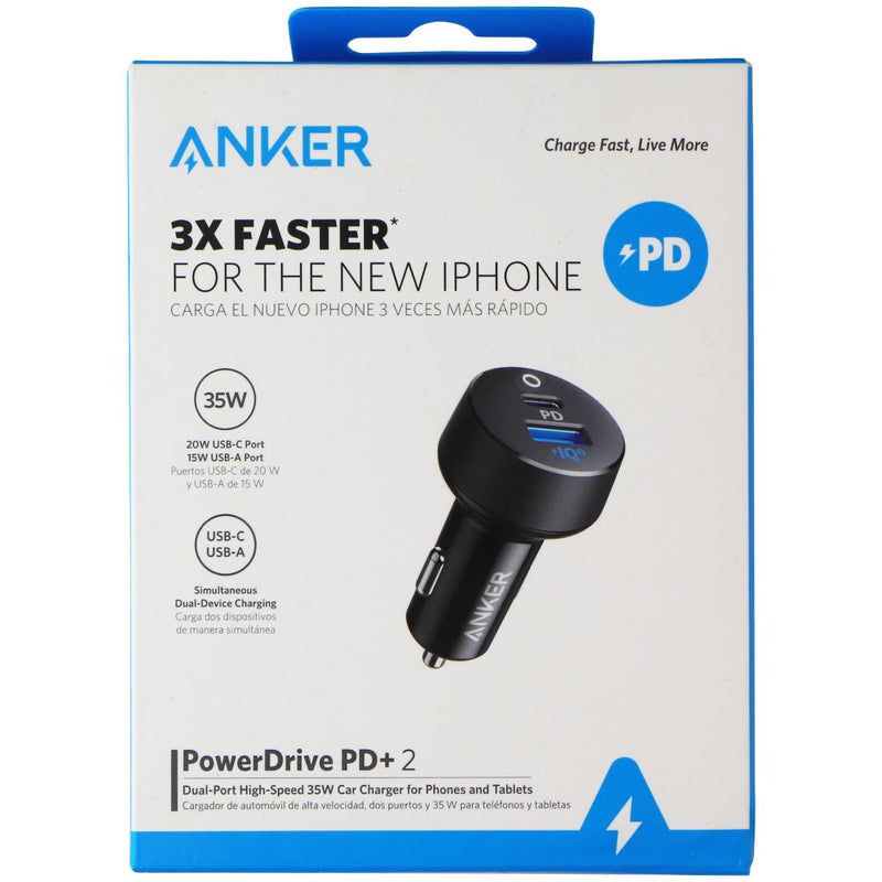 Anker 35W PowerDrive PD+ 2 Dual-Port High-Speed Car Charger
