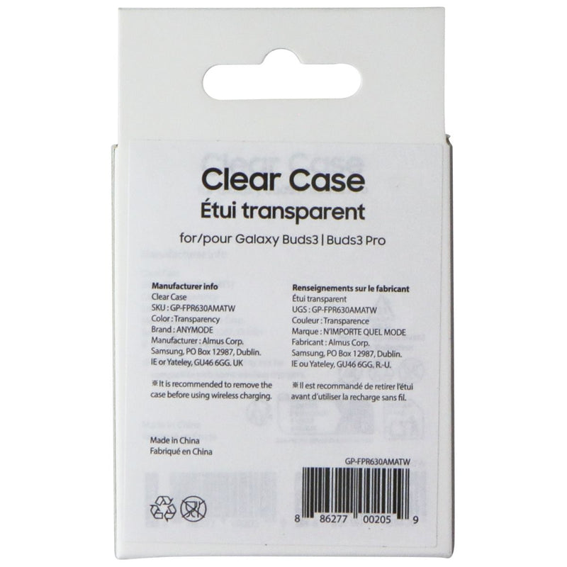 Anymode Clear Case for Samsung Galaxy Buds3 / Buds3 Pro - Clear