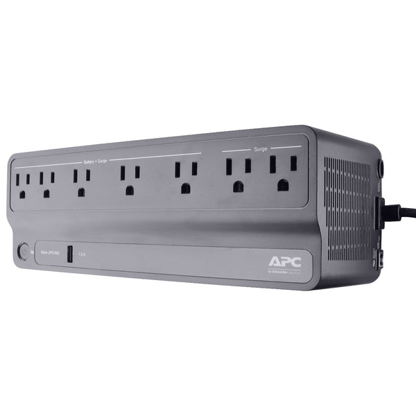 APC Back-UPS BE600M1 Battery Backup, 7 Outlet, 600VA/330W