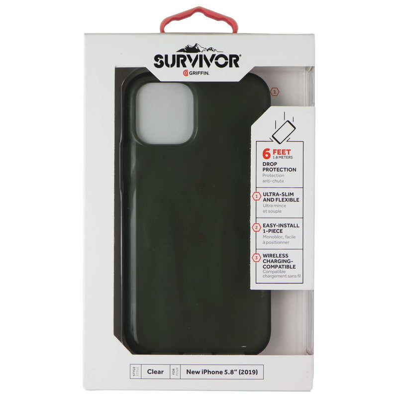 Griffin Survivor Clear Series Case for Apple iPhone 11 Pro - Green